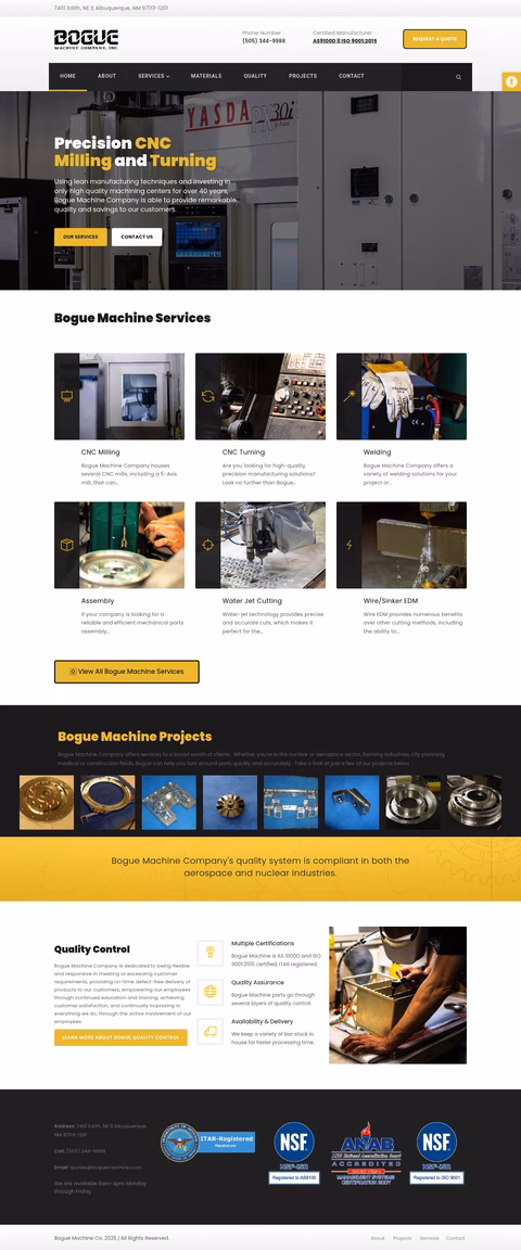 Bogue-Machine-Company Homepage 1440px