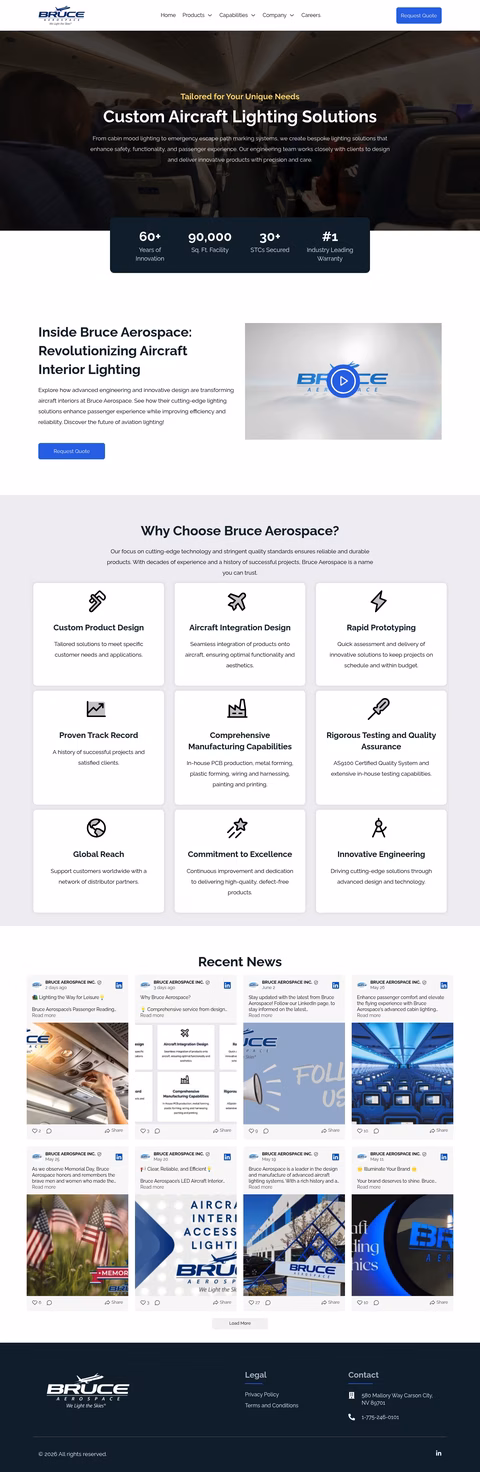 Bruce-Aerospace Homepage 1440px