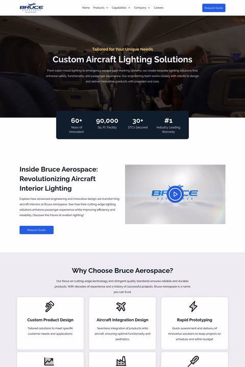 Bruce-Aerospace Homepage 1440px