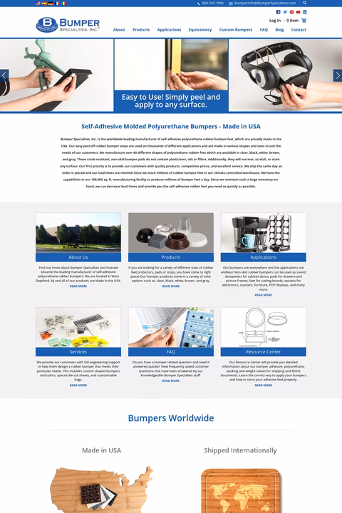 Bumper-Specialties Homepage 1440px
