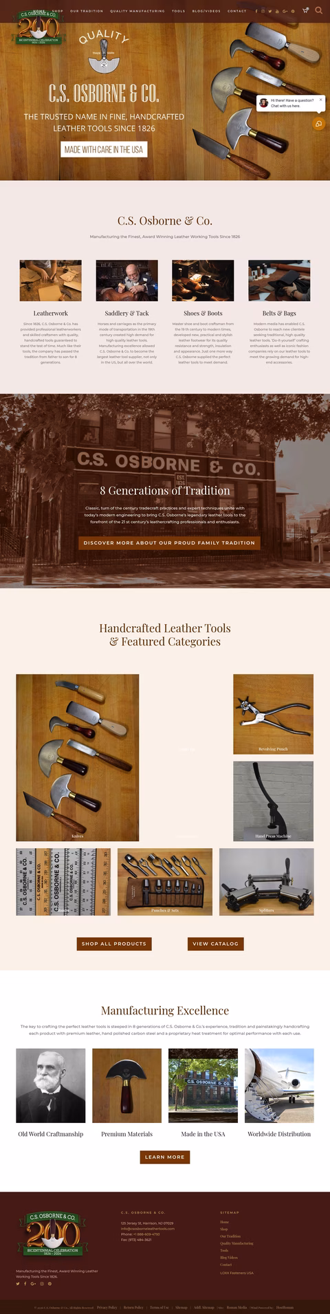 C-S-Osborne-Company Homepage 1440px
