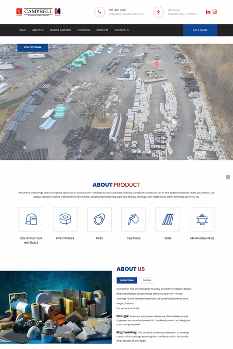 Campbell-Foundry Homepage 1440px