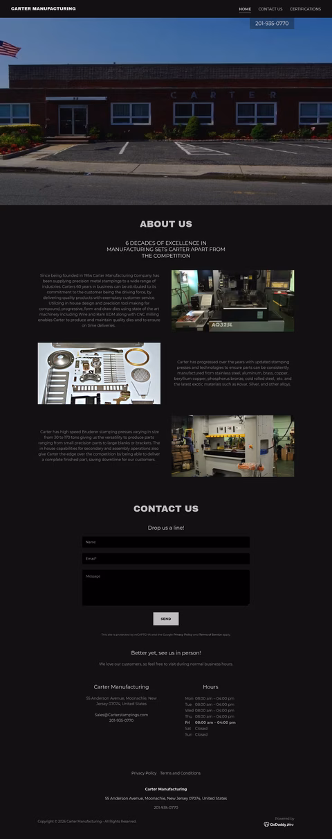 Carter-Manufacturing Homepage 1440px