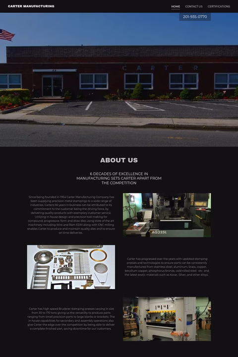 Carter-Manufacturing Homepage 1440px