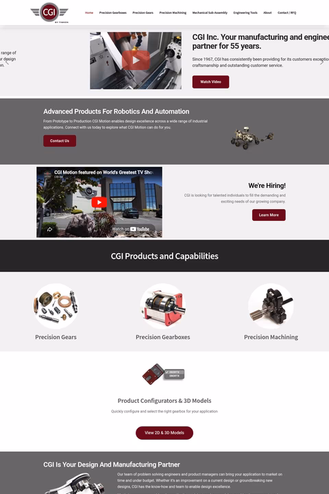 Cgi-Motion Homepage 1440px