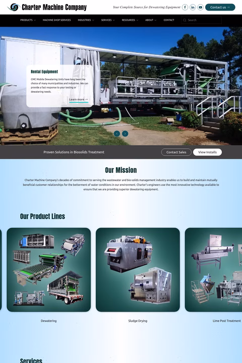 Charter-Machine-Company Homepage 1440px
