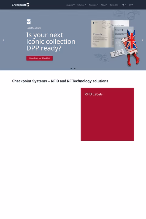 Checkpoint-Systems Homepage 1440px