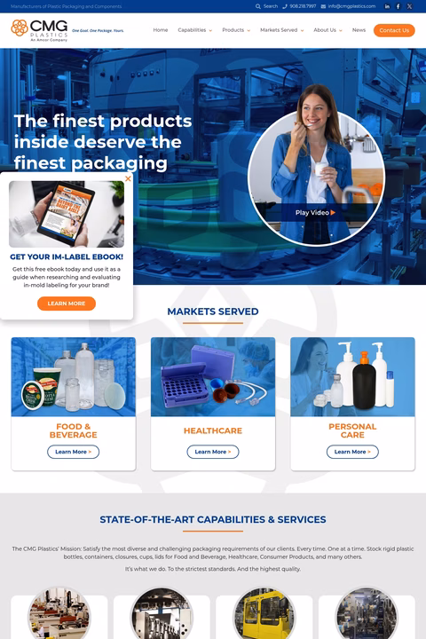 Cmg-Plastics Homepage 1440px