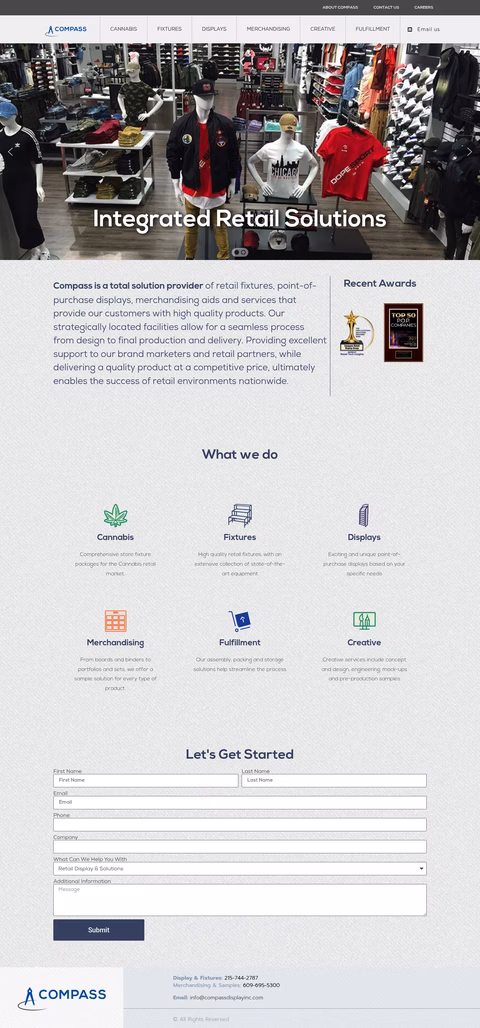 Compass-Retail-Display-Group Homepage 1440px