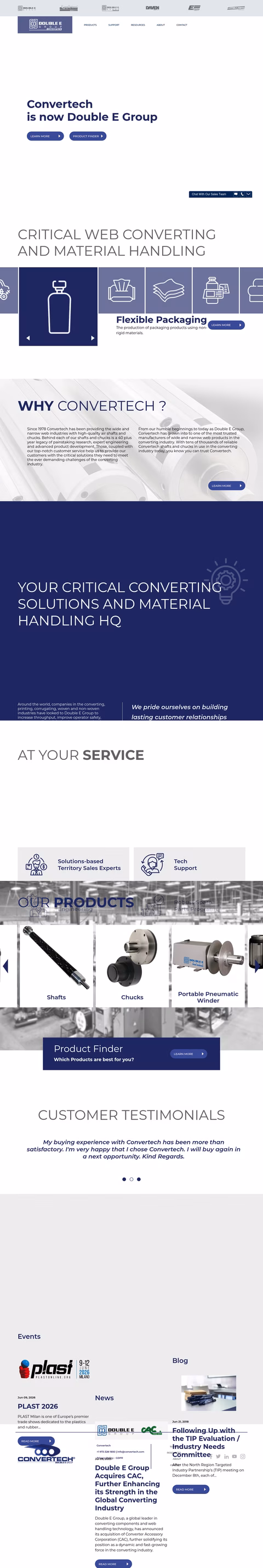 Convertech Homepage 1440px