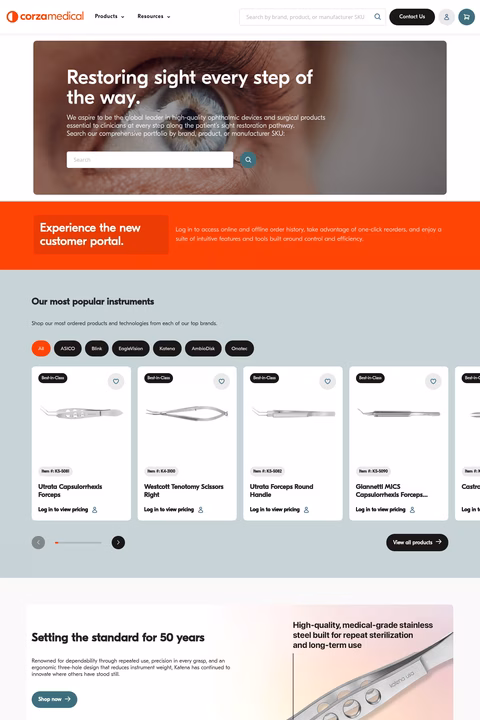 Corza-Ophthalmology Homepage 1440px