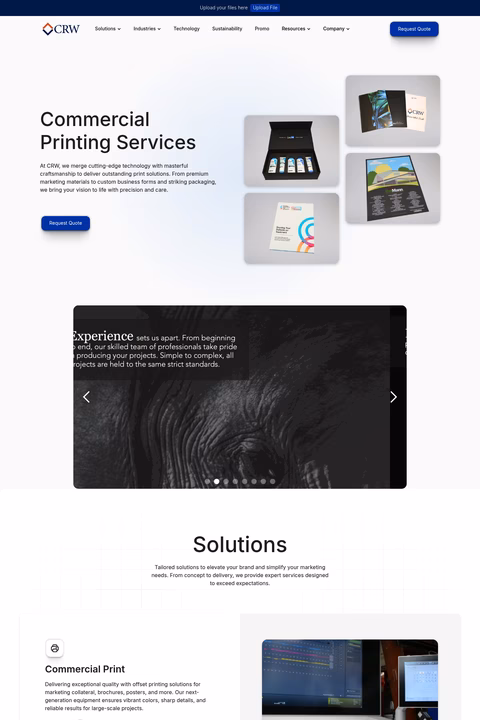 Crw-Graphics Homepage 1440px