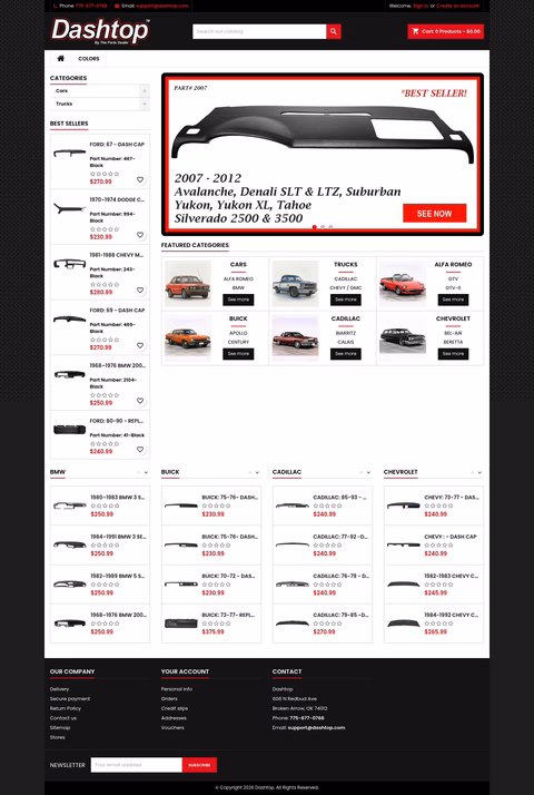 Dashtop-By-Palco-Industries Homepage 1440px