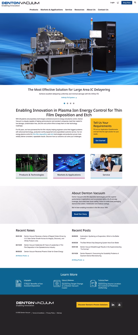 Denton-Vacuum Homepage 1440px