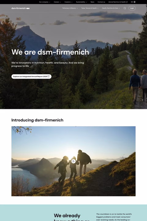 Dsm-Firmenich En/Home.html 1440px