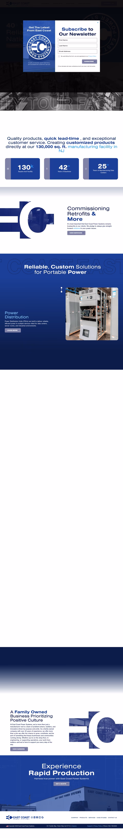 East-Coast-Power-Systems Homepage 1440px