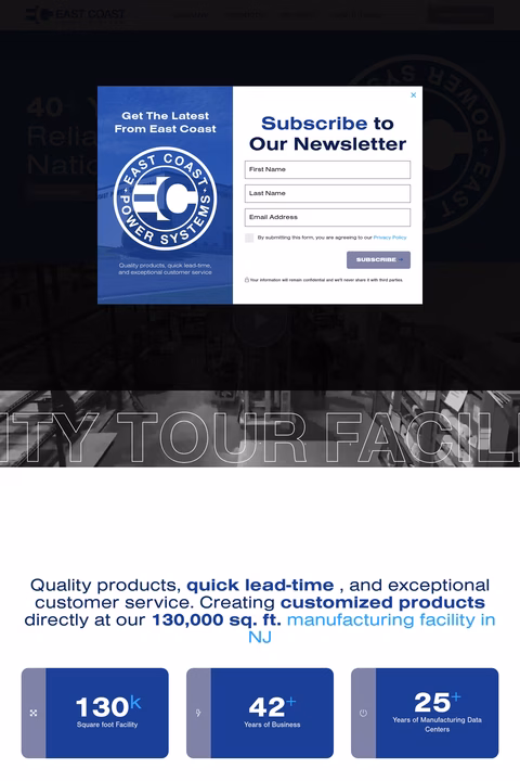 East-Coast-Power-Systems Homepage 1440px