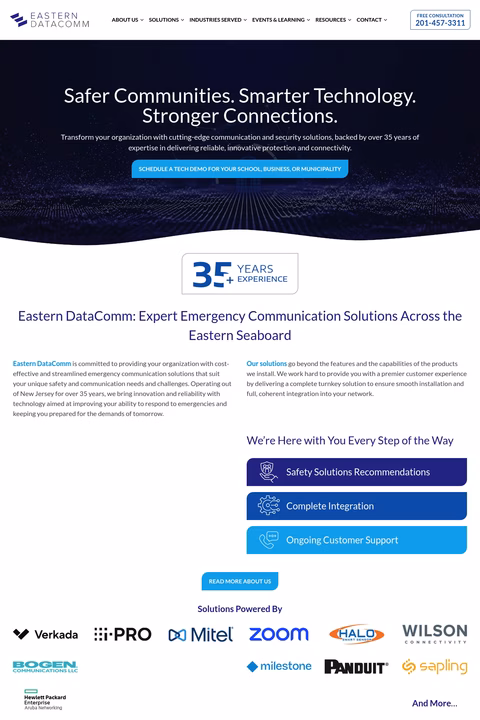 Eastern-Datacomm Homepage 1440px