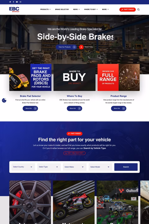 Ebc-Brakes Homepage 1440px
