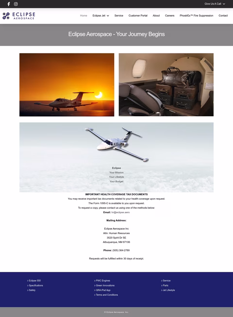 Eclipse-Aerospace Homepage 1440px