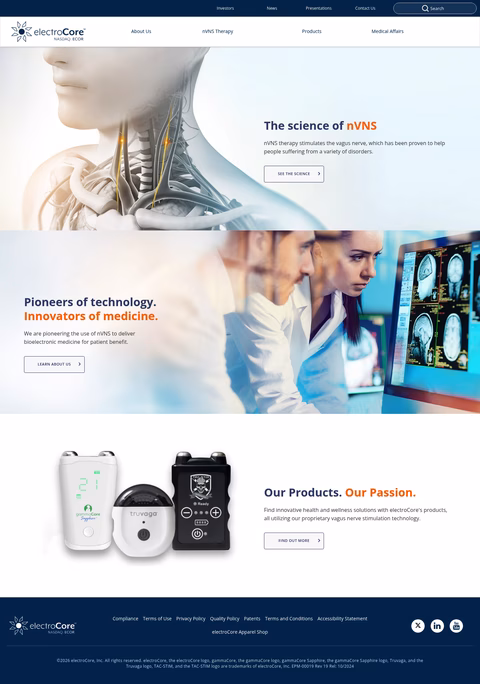 Electrocore Homepage 1440px