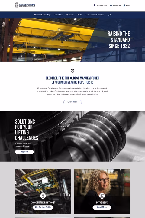Electrolift Homepage 1440px