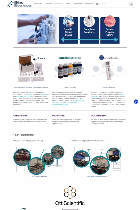 Ethos-Biosciences Homepage 1440px