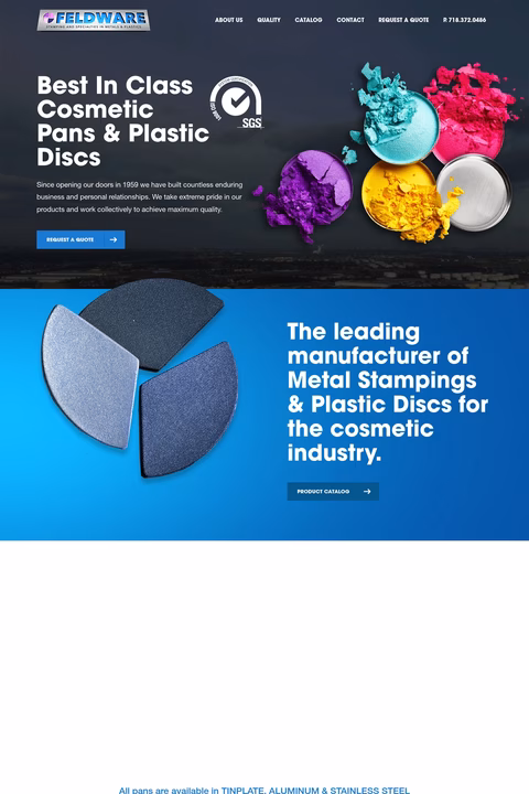 Feldware Homepage 1440px