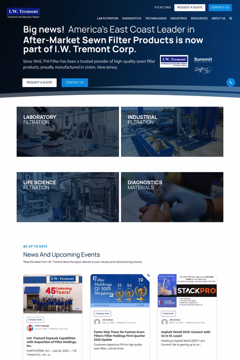 Filter-Holdings Homepage 1440px