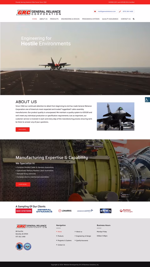 General-Reliance-Corporation Homepage 1440px