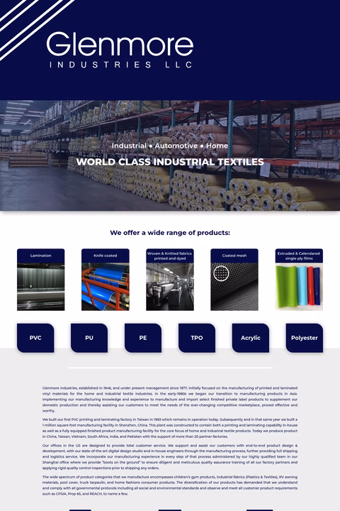 Glenmore-Industries Homepage 1440px