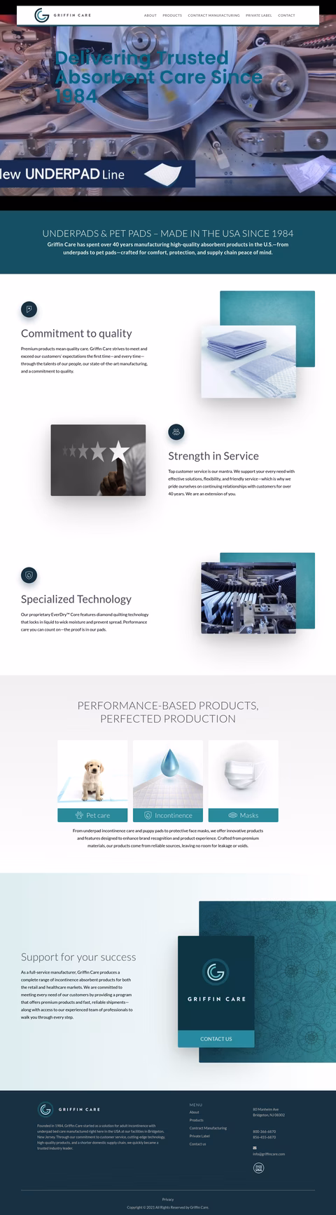 Griffin-Care Homepage 1440px