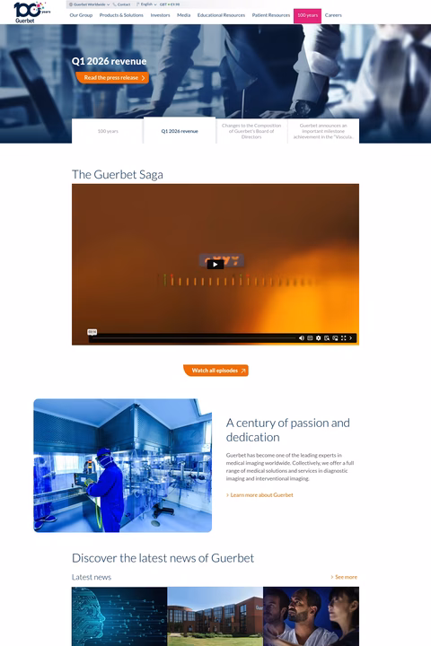 Guerbet Homepage 1440px