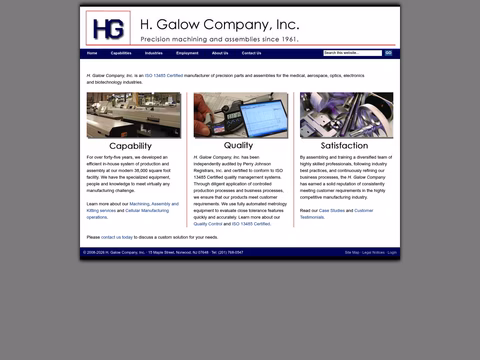 H-Galow-Company Homepage 1440px