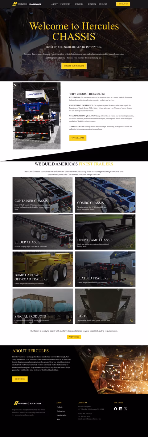 Hercules-Chassis Homepage 1440px