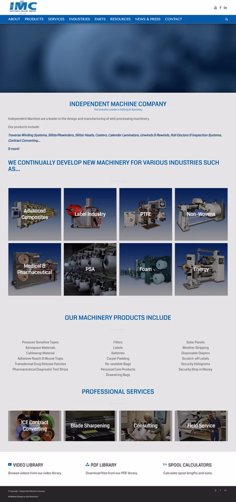 Independent-Machine-Company-2 Homepage 1440px
