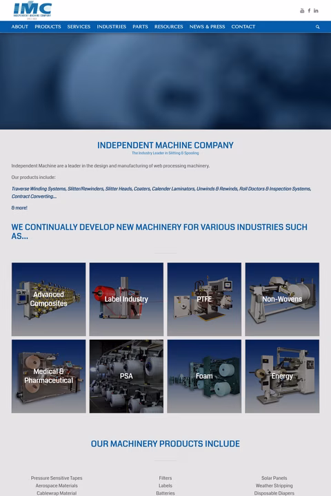 Independent-Machine-Company-2 Homepage 1440px