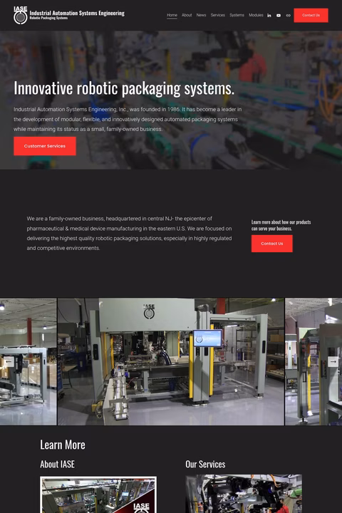 Industrial-Automation-Systems-Engineering Homepage 1440px