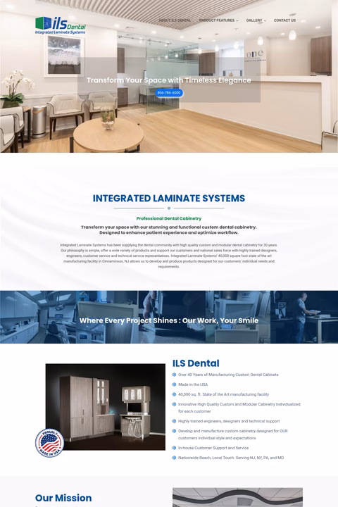 Integrated-Laminate-Systems Homepage 1440px