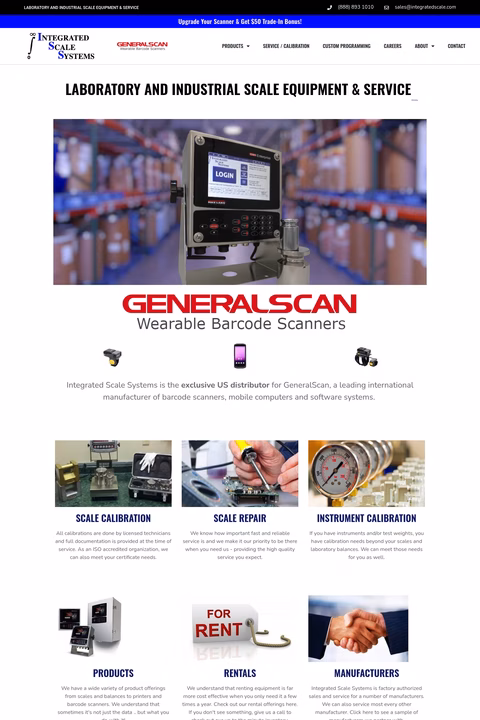 Integrated-Scale-Systems Homepage 1440px