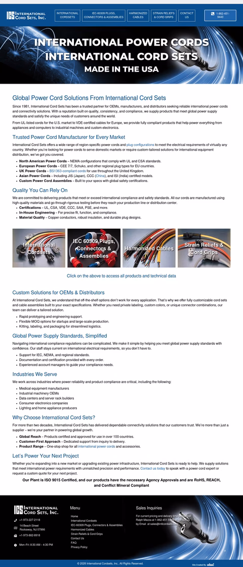 International-Cord-Sets Homepage 1440px