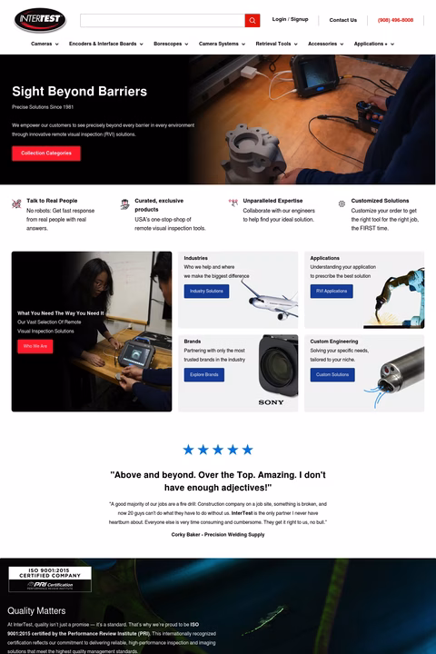 Intertest Homepage 1440px
