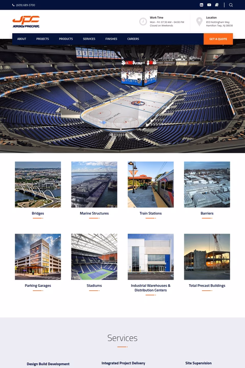 Jersey-Precast Homepage 1440px
