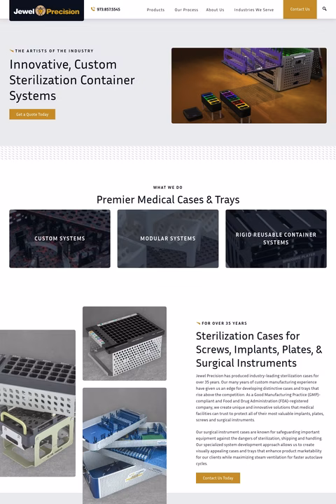 Jewel-Precision Homepage 1440px
