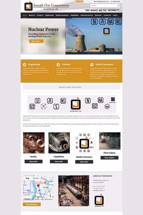 Joseph-Oat-Corporation Homepage 1440px