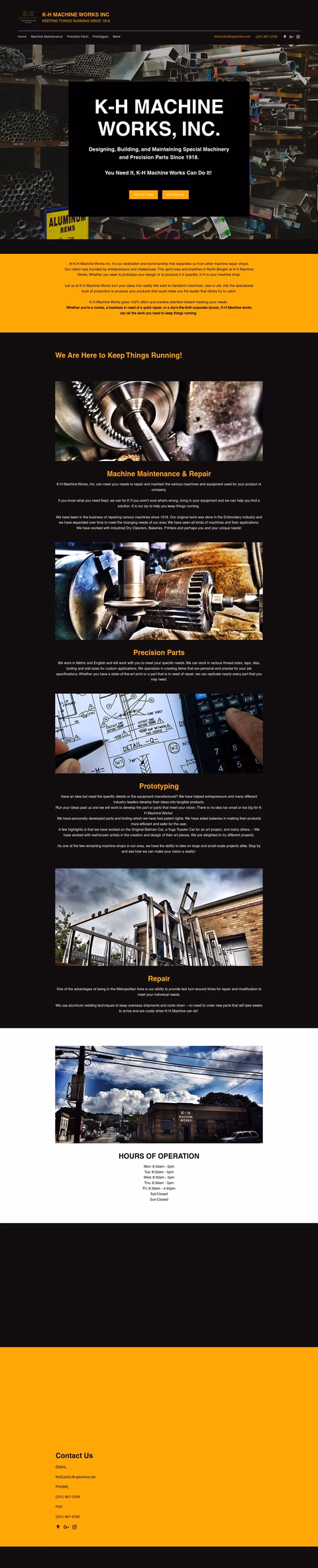K-H-Machine-Works Homepage 1440px