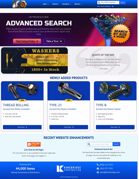 Kanebridge Homepage 1440px