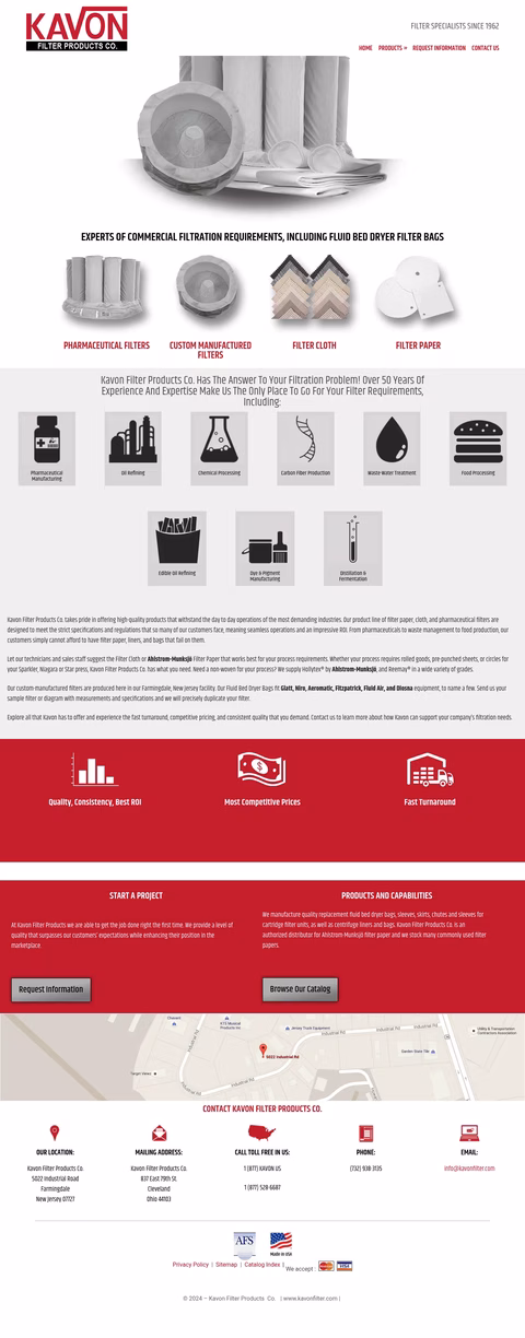 Kavon-Filter-Products Homepage 1440px