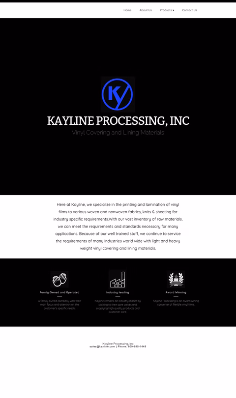 Kayline-Processing Homepage 1440px