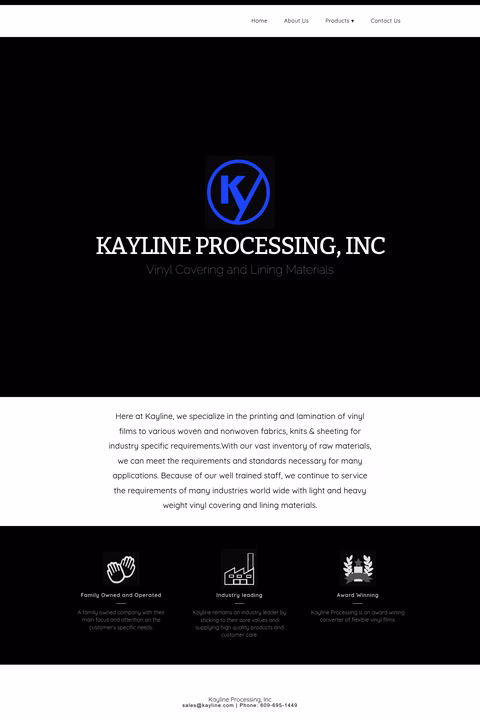 Kayline-Processing Homepage 1440px